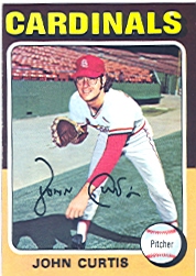 1975 Topps Baseball Cards      381     John Curtis